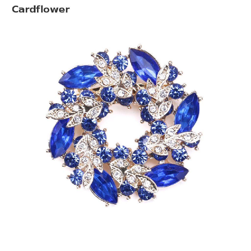 Ghim Cài Áo Hình Hoa Đính Đá Thời Trang Cho Nữ