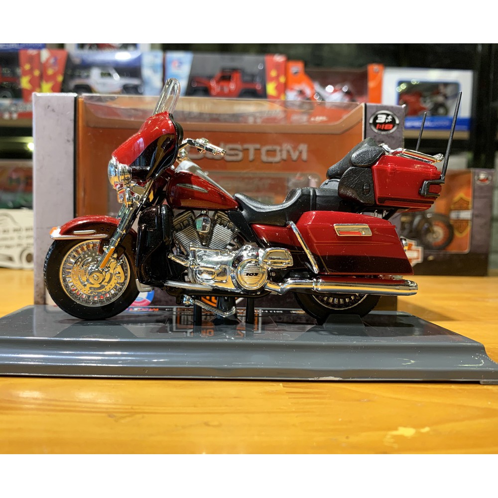 Mô hình xe HARLEY DAVIDSON FLHTK ULTRA LIMITED tỉ lệ 1:18 hãng Maisto