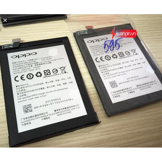 Pin điện thoại Oppo R7 Lite/ BLP-595 Zin Máy - Bảo hành đổi mới / Giá Rẻ