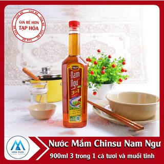 Nước mắm Nam Ngư-Nước mắm Chin-su Nam Ngư 900ml đậm vị cá cơm