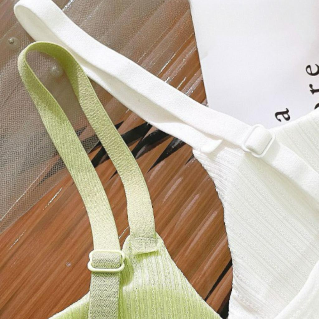 Áo bra nữ - Croptop nữ thể thao 2 dây co dãn mút mỏng thông hơi ôm dáng mềm mịn Bellar B3813