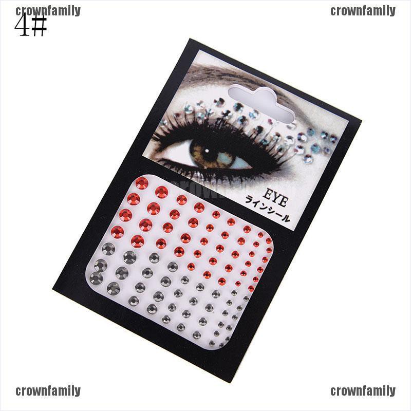 (hàng Mới Về) Hình Xăm Dán Đính Kim Cương Giả Lấp Lánh Trang Điểm Mắt Thời Trang | BigBuy360 - bigbuy360.vn