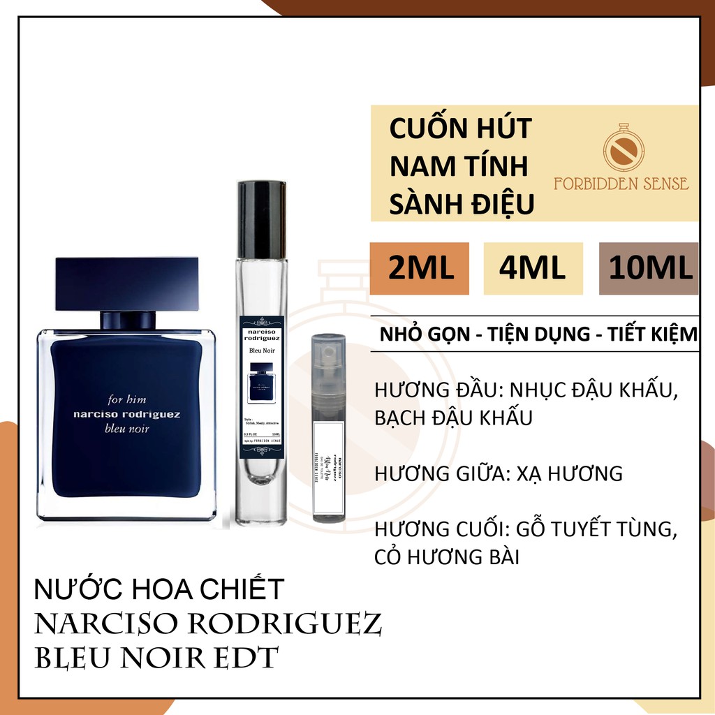 (MẪU THỬ) Nước hoa nam Narciso Rodriguez Bleu Noir EDT