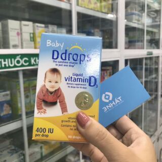Baby Ddrops Vitamin D3 400IU cho bé