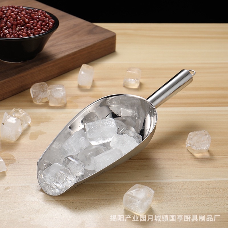 Muôi xúc đá inox - Dụng cụ pha chế