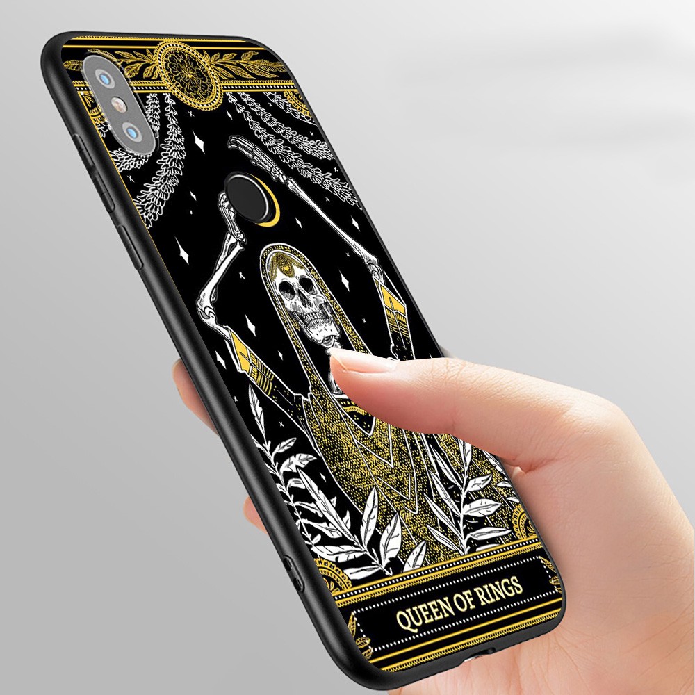 Ốp Điện Thoại Tpu Dẻo Họa Tiết Bài Tarot Magical Death Độc Đáo Cho Redmi 4x 5 5a 6 6a 7 7a 8 8a Pro D82