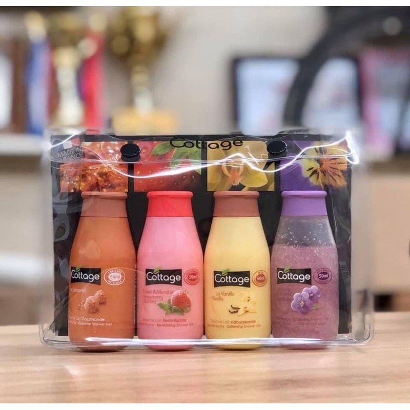 SET 2 chai / 4 chai Sữa tắm Cottage 250ml / 50ml