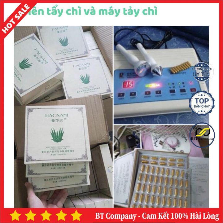 [COMBO]  Máy Thải Chì Và 1 Hộp Thải Chì Sản Phẩm Từ Thiên nhiên, Tinh Chất Nano Bạc