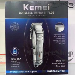 Tông đơ cắt tóc Kemei 1998 (vỏ thép nguyên khối)