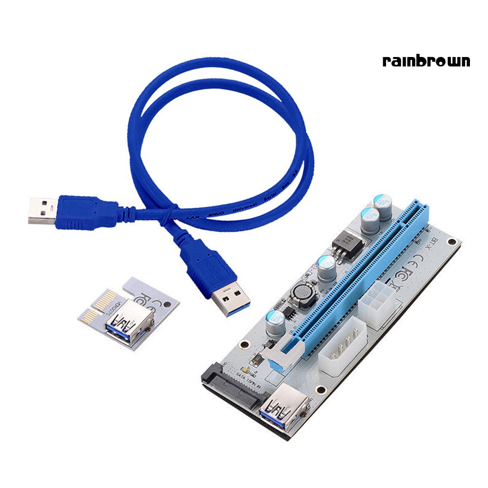 SATA Card Mở Rộng Rxl / Usb 3.0 Pci-E Express 1x Sang 16x