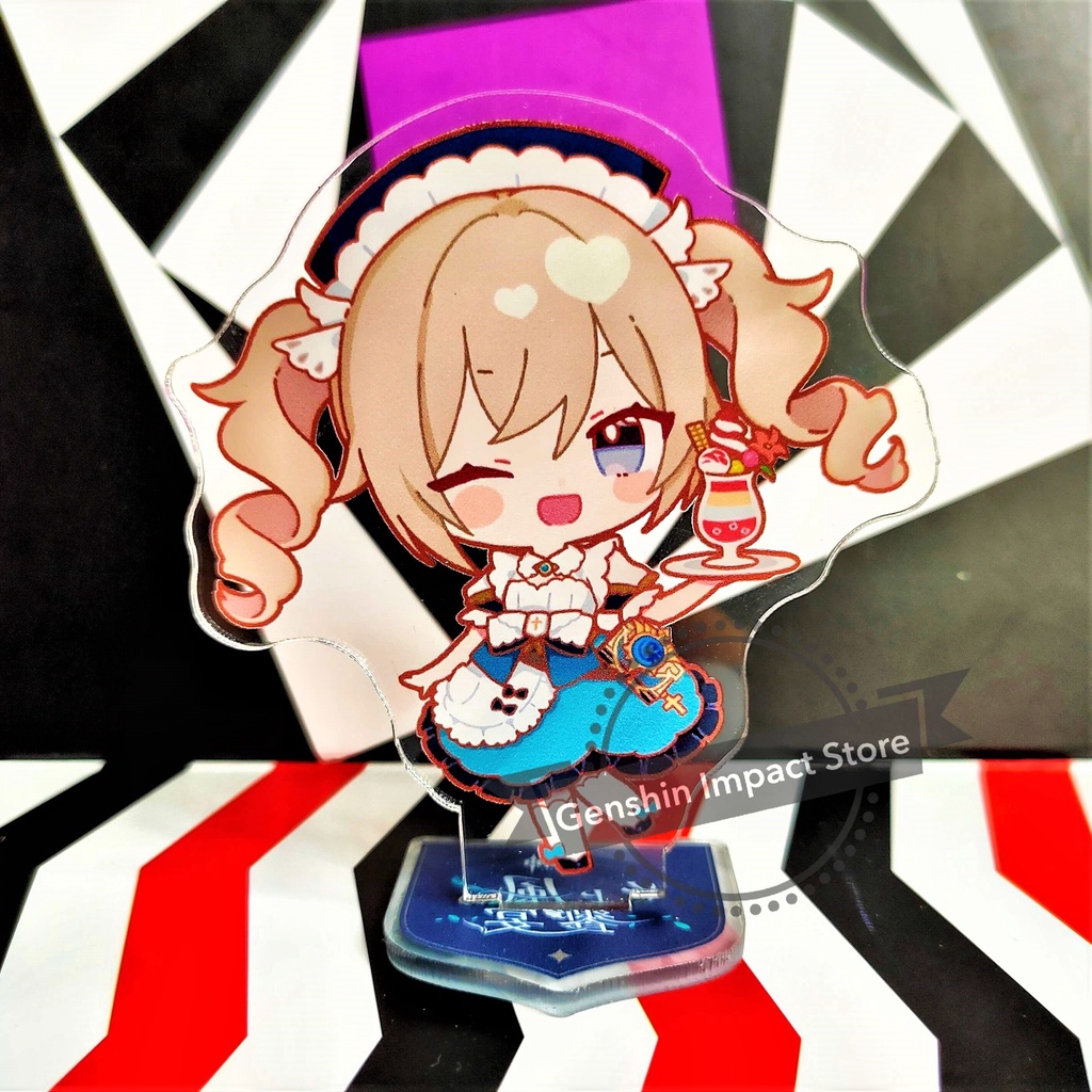 Mô hình standee nhân vật BARBARA game Genshin Impact mẫu nhà hàng