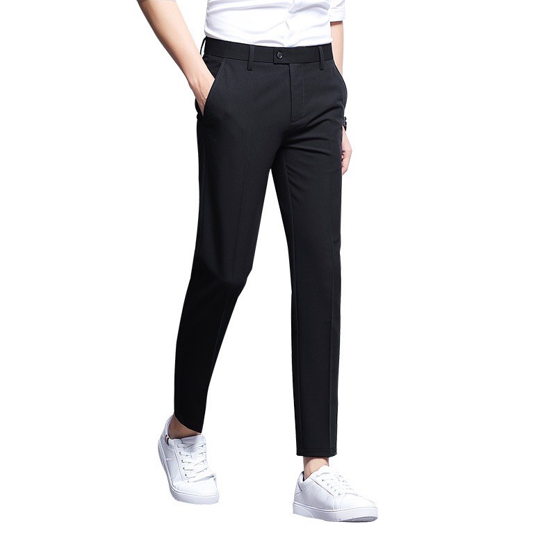 [RẺ NHẤT QUẢ ĐẤT] Quần tây nam Edana Menswear trẻ trung dáng ôm body vải chống nhăn, không bai xù cân nặng 45 - 78kg