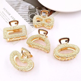 Sét 5 Kẹp Tóc Vàng Đính Đá Siêu Xinh [ KHO1]