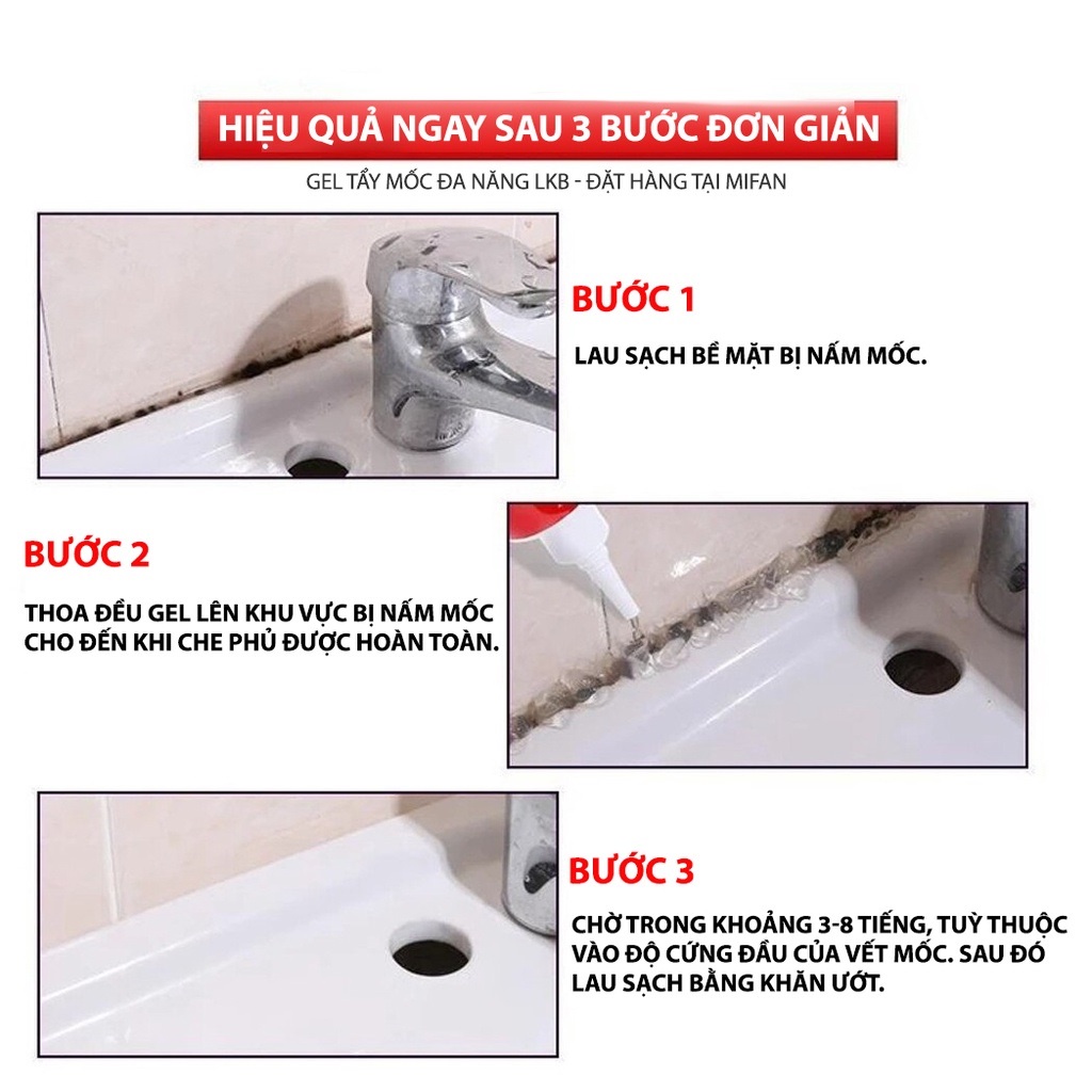 Kem tẩy xóa vết bẩn trên tường và sàn nhà đa năng SIGO