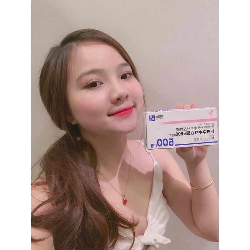 Viên uống trắng Transamin Skin White 500mg Nhật Bản