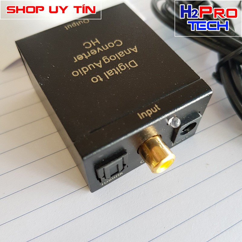 [Mã ELFLASH5 giảm 20K đơn 50K] Bộ chuyển đổi quang ra AV HC có dây nguồn USB - loại tốt ( tặng dây quang 1m )