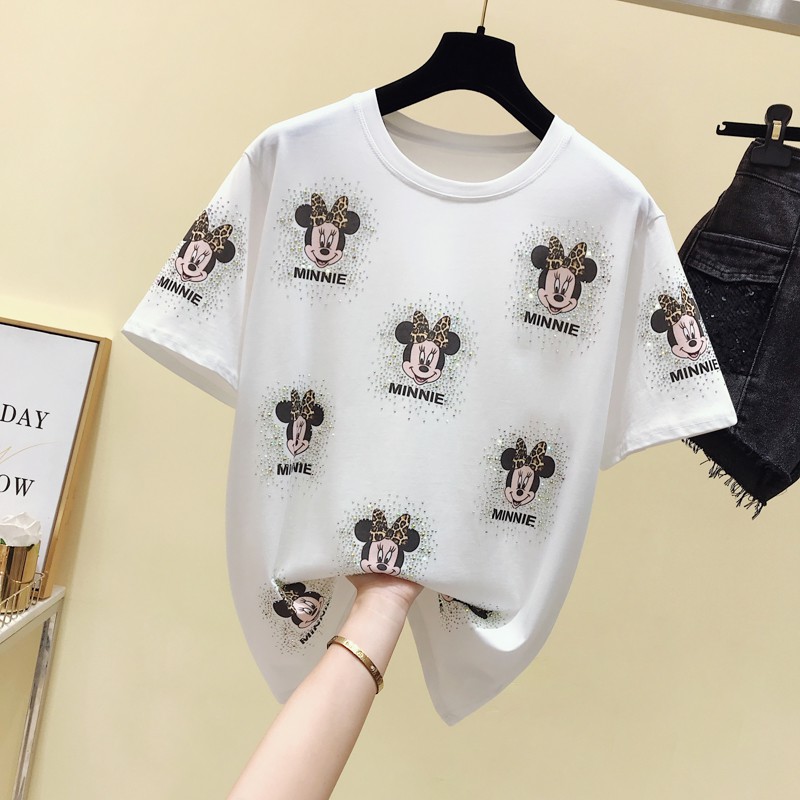 Áo thun nữ đính đá lấp lánh đủ size