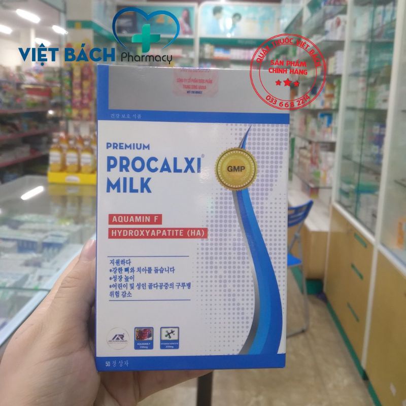 Premium Procalxi Milk bổ sung canxi và D3. Hỗ trợ phát triển cao,chống còi xương ở trẻ và loãng xương ở người lớn