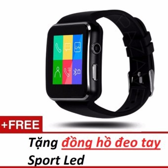 Đồng Hồ Thông Minh X6X Gắn Được Sim Thẻ Màn Hình Cong + đồng hồ led