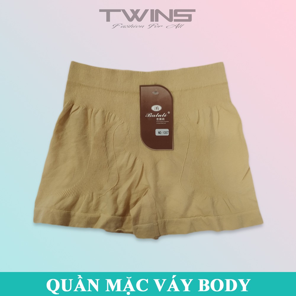 Quần lót mặc trong váy nữ SD1057 ôm bụng chống cuộn chất thun mềm mịn thoáng mát siêu co giãn freesize dưới 70kg
