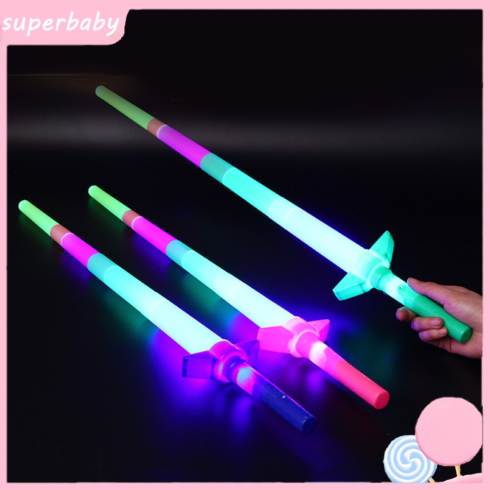 Gậy Phát Sáng Đồ Chơi Có 4 Phần Và Đèn Led Độc Đáo Cho Bé