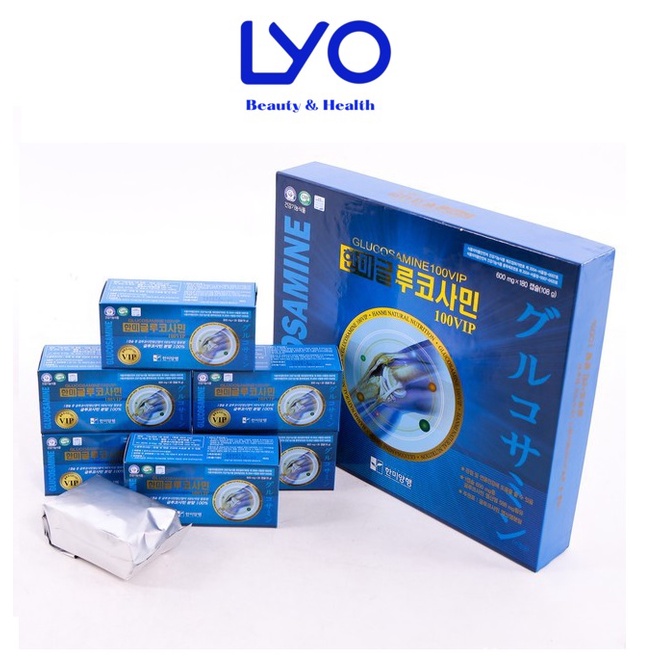 VIÊN UỐNG BỔ KHỚP GLUCOSAMIN 100 VIP HANMI NỘI ĐỊA HÀN QUỐC