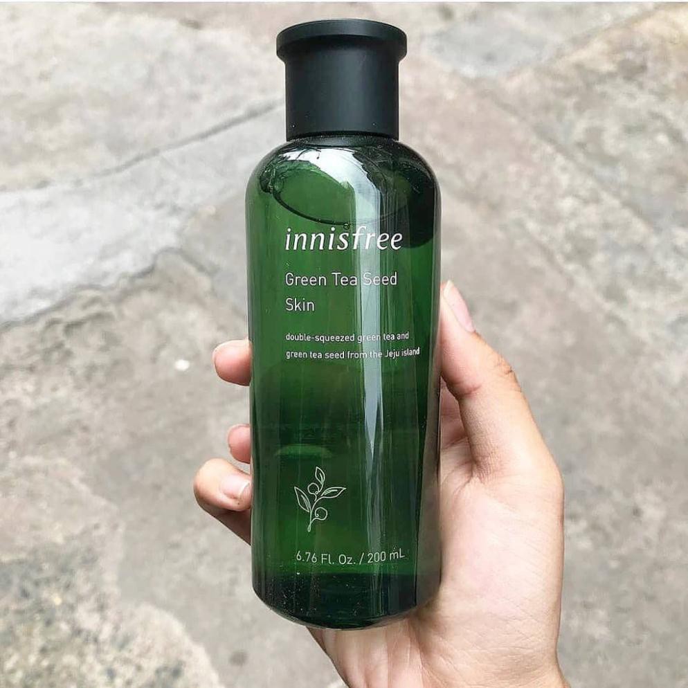 TONER TRÀ XANH INNISFREE 200ML (MẪU Mới)_ tách set tặng kèm mẫu mini