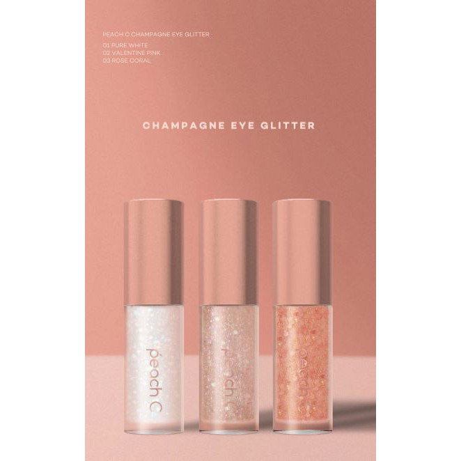 Nhũ Mắt Siêu Lung Linh Peach C Champagne Eye Glitter 3.5g | BigBuy360 - bigbuy360.vn