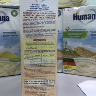 Bột ăn dặm Humana dành cho trẻ từ 6 tháng tuổi