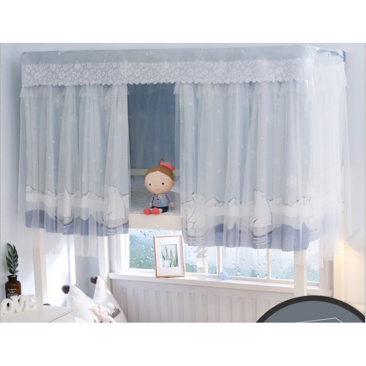 Rèm giường tầng kí túc ⚡𝐅𝐑𝐄𝐄𝐒𝐇𝐈𝐏⚡ Rèm ký túc xá sinh viên lớp giá rẻ có sẵn