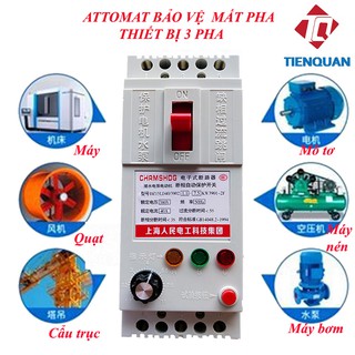 Attomat chống mất pha 100A