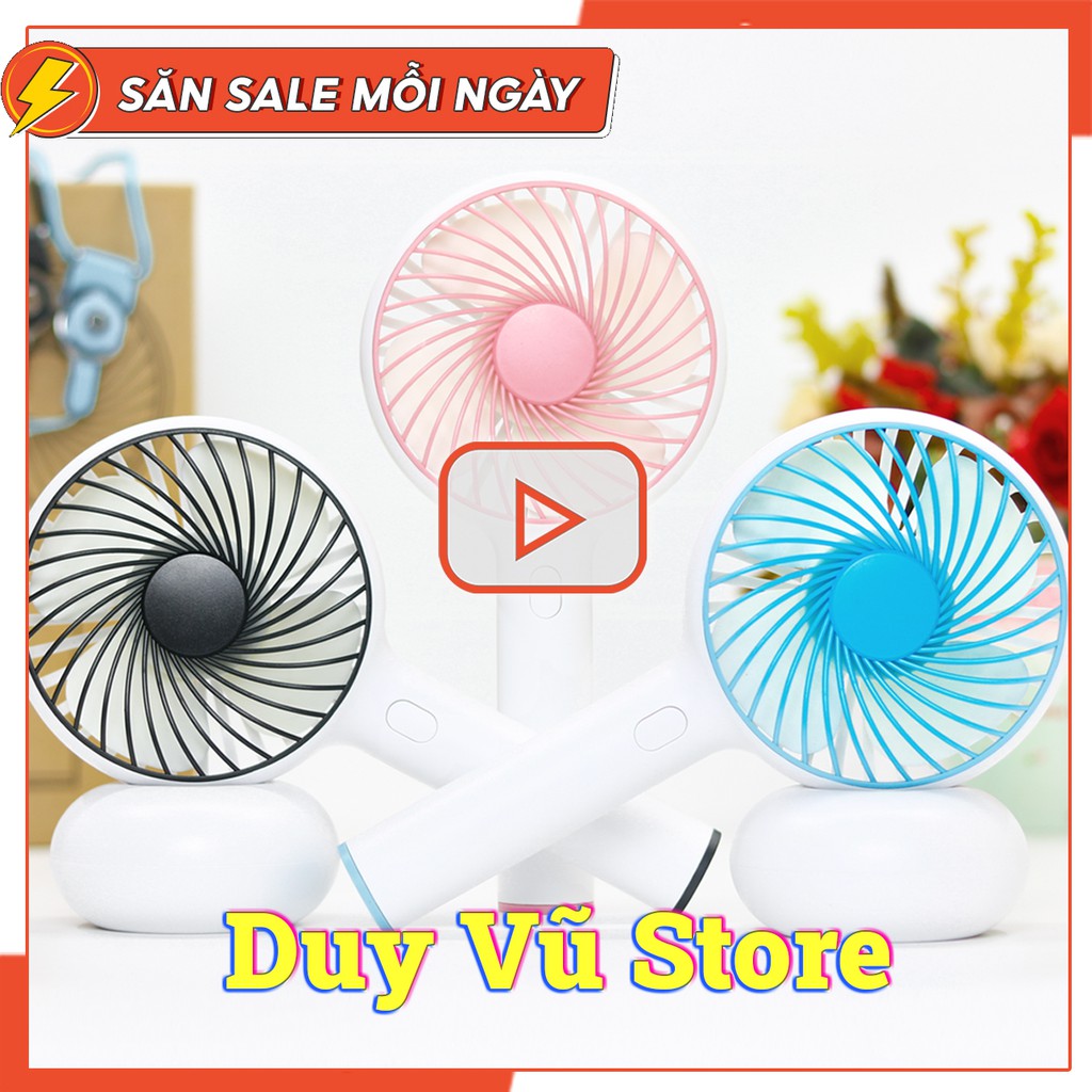 Quạt Cầm Tay Mini JOIL Mát Vô Địch, hiện % Pin