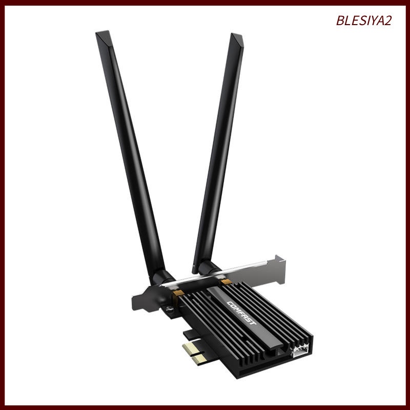 Bộ tiếp hợp WiFi 6 PCI-E 1800Mbps 802.11AX PCI bluetooth 5.2 dành cho máy tính bàn