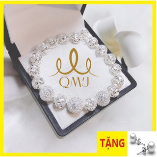 💖FREESHIP50K - Lắc tay bạc - Lắc tay châu kim tiền nạm đá bạc 925 cao cấp móc máy siêu sáng siêu sang