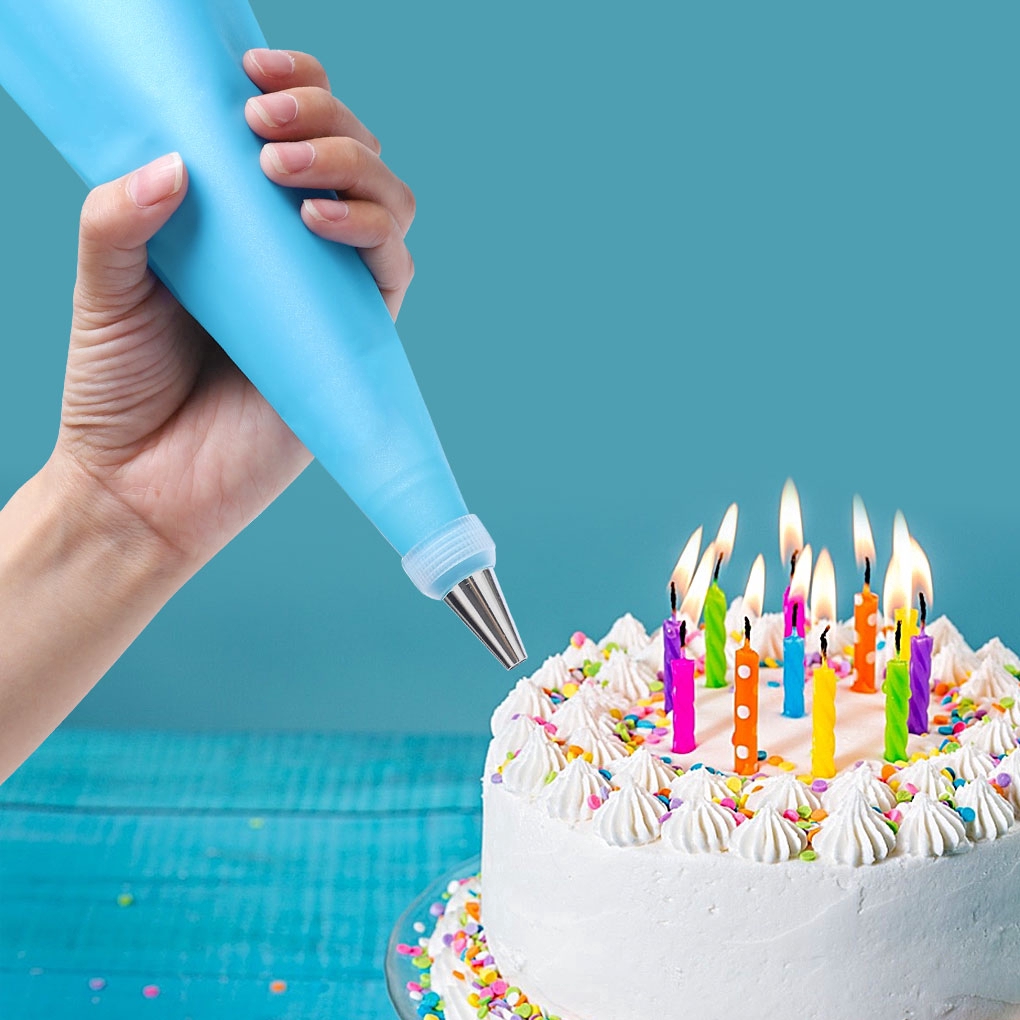 14 Pcs/ Set Cake DIY Decorating Tools/ Stainless Steel Piping Nozzle/ Baking Cream Modeling Squeeze Bag/ Kitchen Practical Gadgets