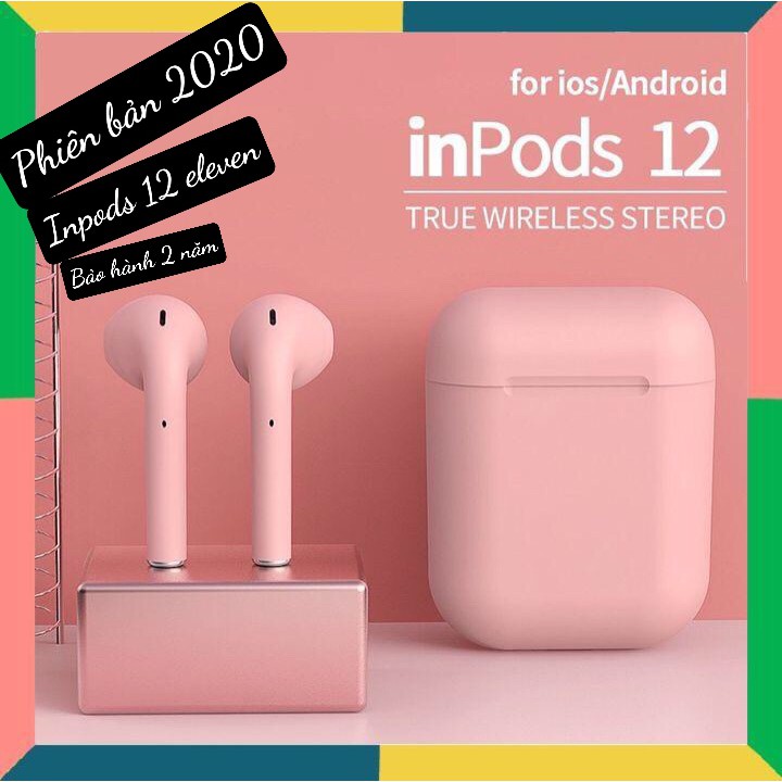 ✴️✴️Bảo Hành Lỗi Đổi Mới 30 Ngày ✴️✴️ Cam Kết Nghe Hay✴️✴️ Tai Nghe Bluetooth Không Dây Inpods12 Điều Khiển Cảm Biến