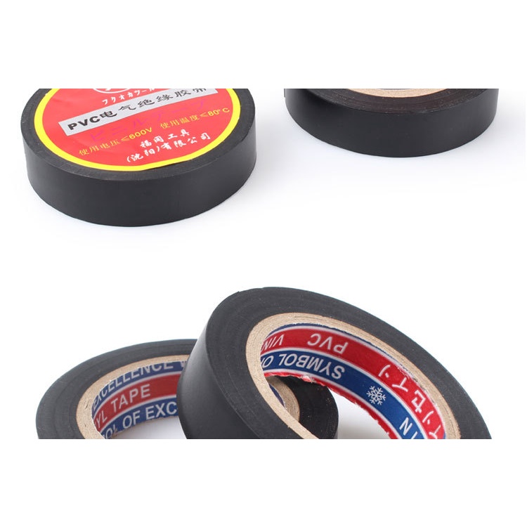 Băng keo điện Nhật Bản PVC chống cháy Fukuoka Tools FO-9069-1