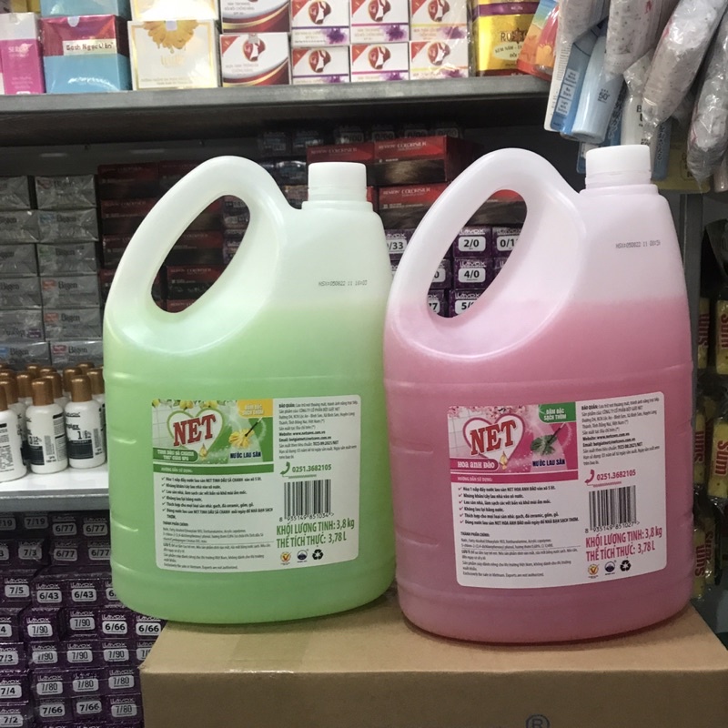 Nước Lau Sàn NET Đậm Đặc Sạch Thơm 3,8kg