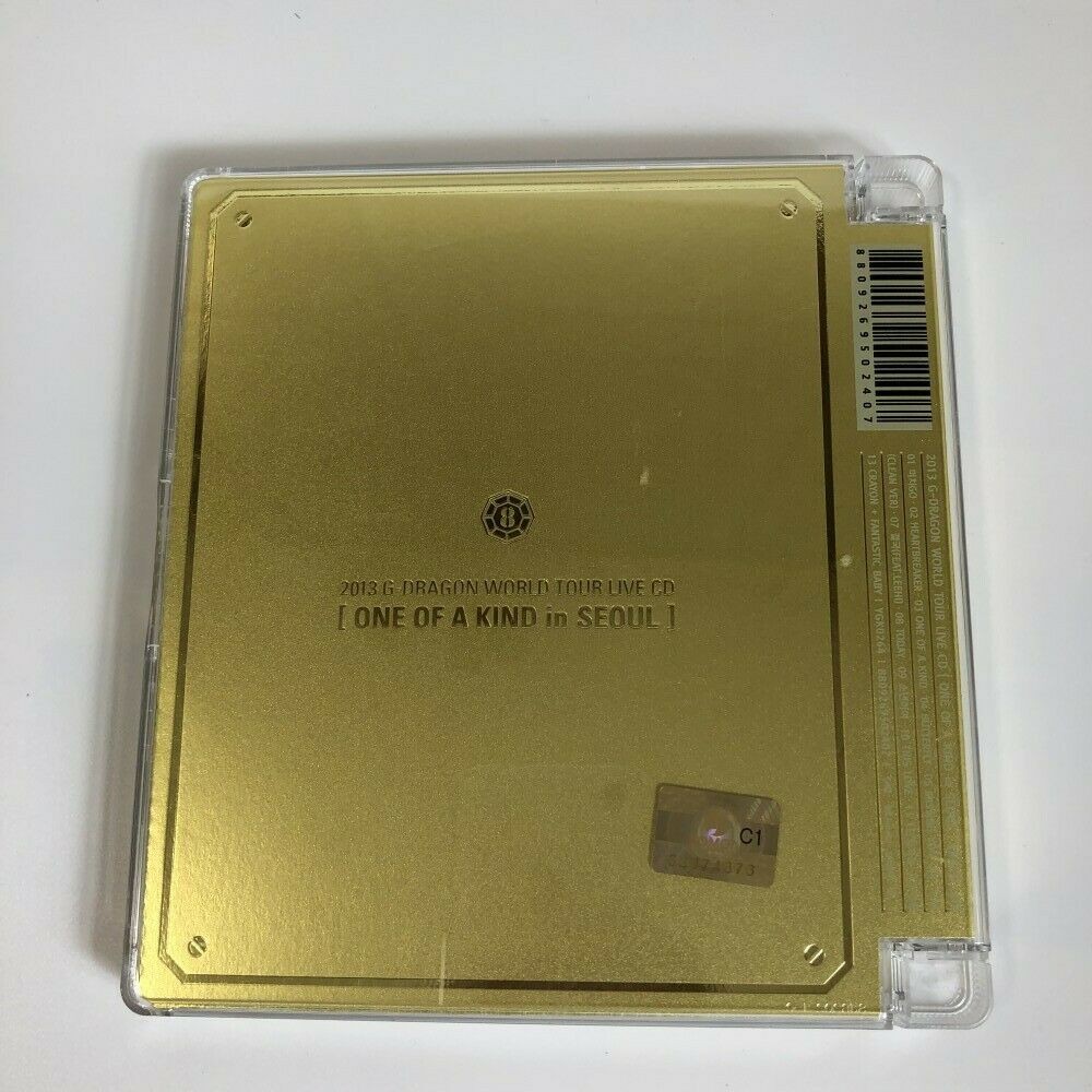 G-Dragon - 2013 G-Dragon World Tour Live CD [One Of A Kind in Seoul] (Gold Cover)