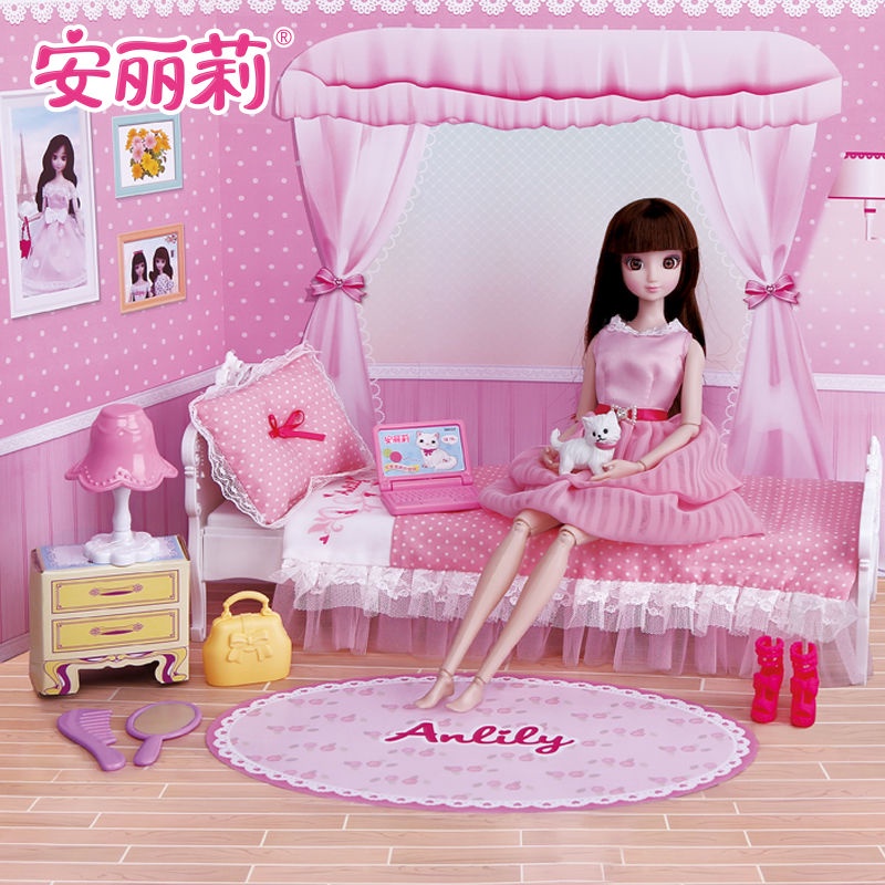 Bộ đồ chơi búp bê Barbie cỡ lớn dùng làm quà tặng sinh nhật cho bé gái