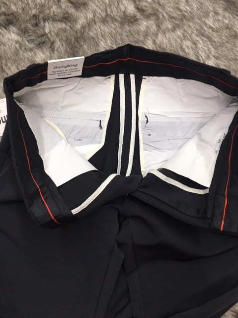 Quần Tây Âu Màu Xám Đen Ống Côn Vải Giản | BigBuy360 - bigbuy360.vn