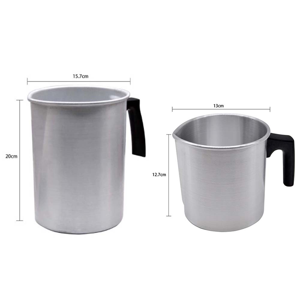 Nồi nấu chảy sáp nến DIY bằng nhôm 1.2/ 3L tiện lợi