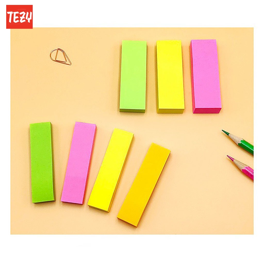 Giấy stick note nhiều màu giúp ghi nhớ công việc 100 tờ - TZ72111HN