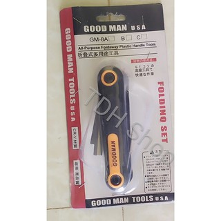 Bộ Lục giác gập GOODMAND - 8 chi tiết