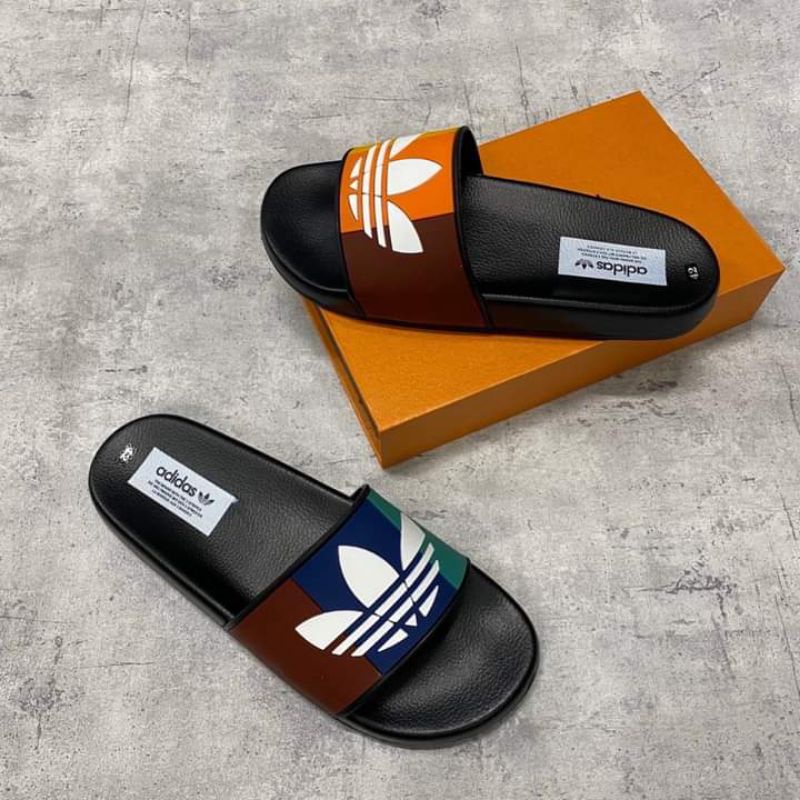 Dép Nam nữ , NY ADIDAS , ĐỎ , ADIDAS 3 Lá