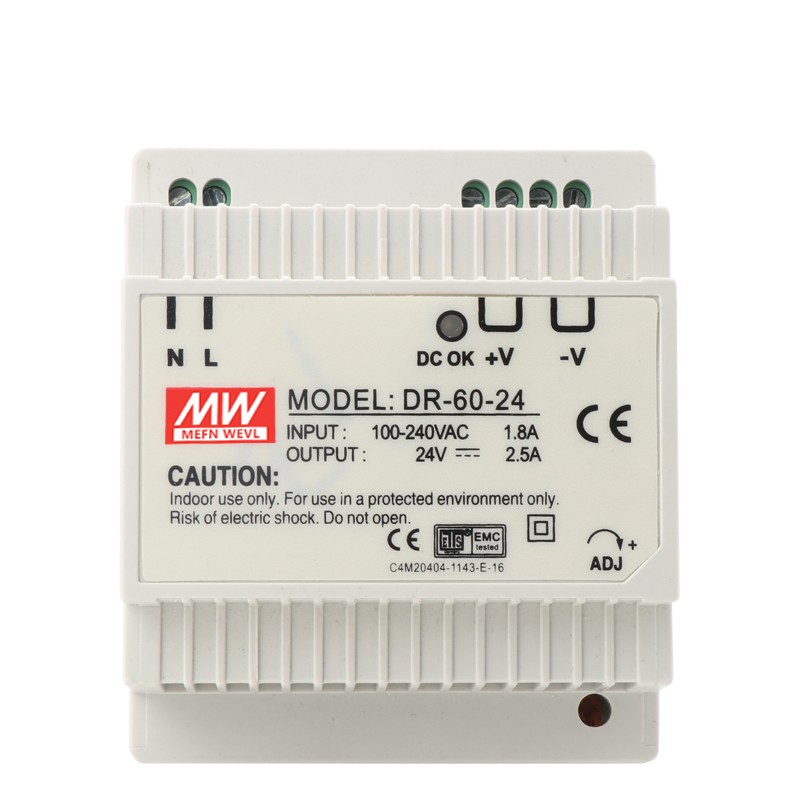 Nguồn AC-DC 12V/5A MDR-60-12 tương thích nguồn Meanwell