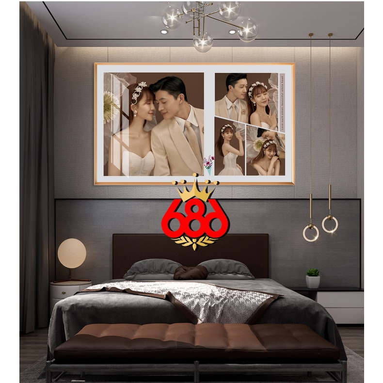 Ảnh Mica Pha lê Khung hợp Kim 70x110cm 76x120cm SIÊU VIP 2022  Ảnh Treo Tường Phong Cách Bắc Âu Hiện Đại Tối Giản