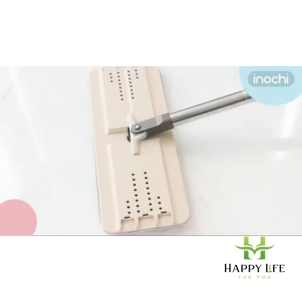 Cây lau nhà tự vắt, bộ lau nhà thông minh 2 ngăn size lớn INOCHI tiêu chuẩn Nhật Bản - Happy Life 4U
