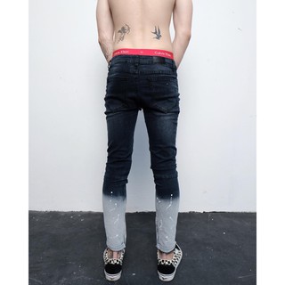 Quần ZOMBIE® Bleached Hem Zips In Black