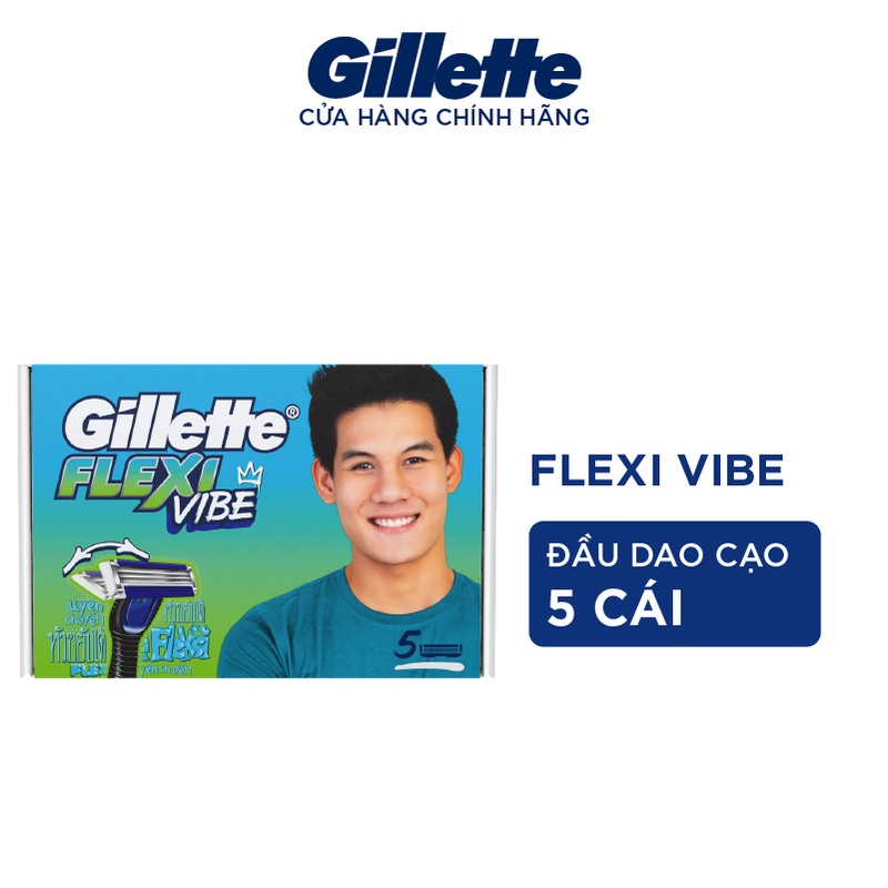 Hộp 5 Đầu Dao Cạo Thay Thế GILLETTE Flexi Vibe